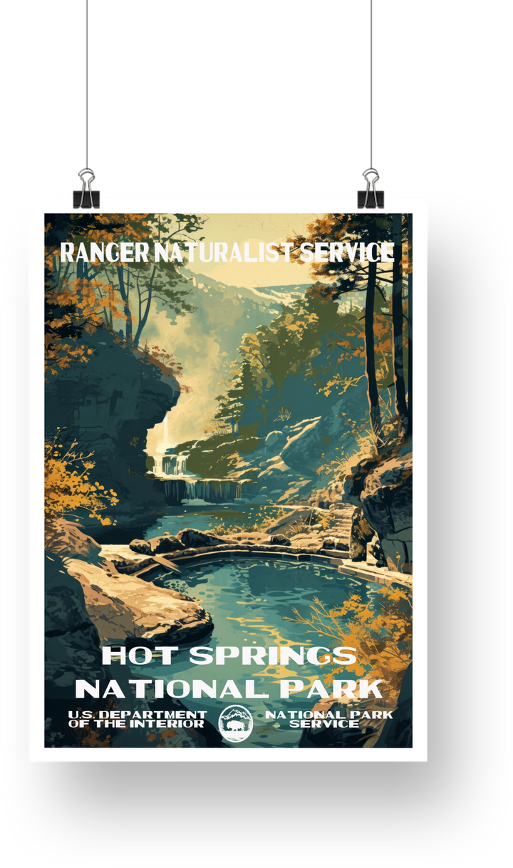 Hot Springs National Park Poster - poster