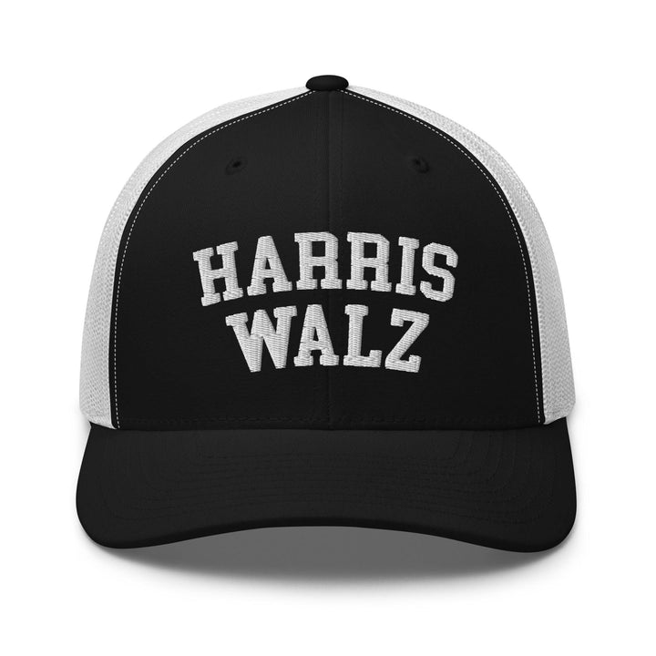 HW Midwest Retro Trucker Hat - Black/ White