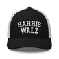 HW Midwest Retro Trucker Hat - Black/ White