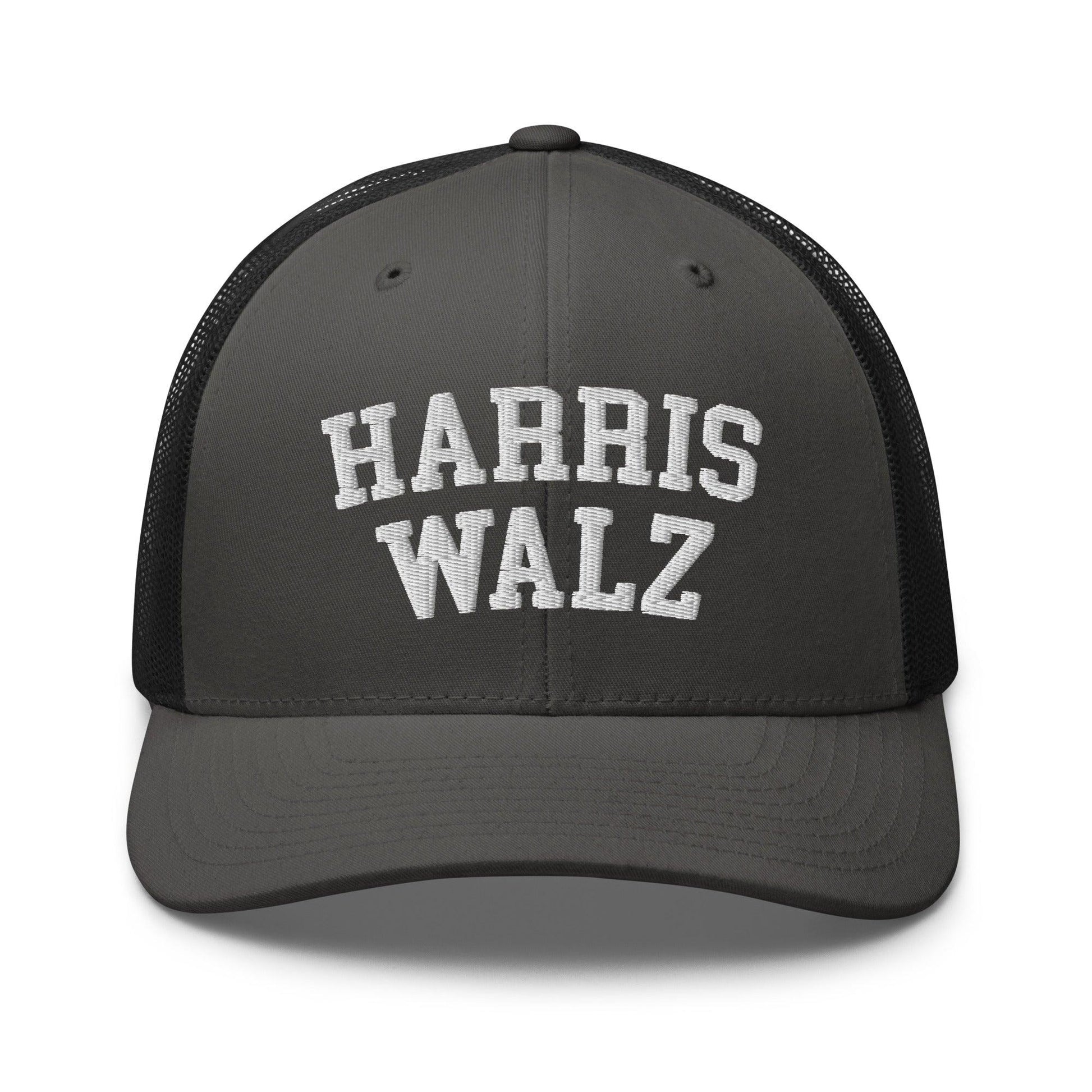 HW Midwest Retro Trucker Hat - Charcoal/ Black