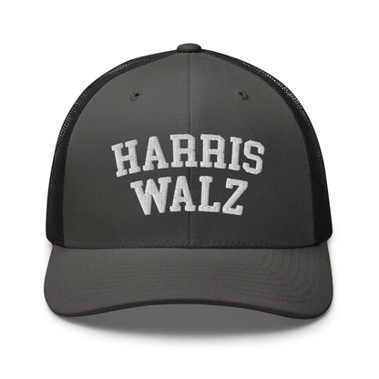 HW Midwest Retro Trucker Hat - Charcoal/ Black