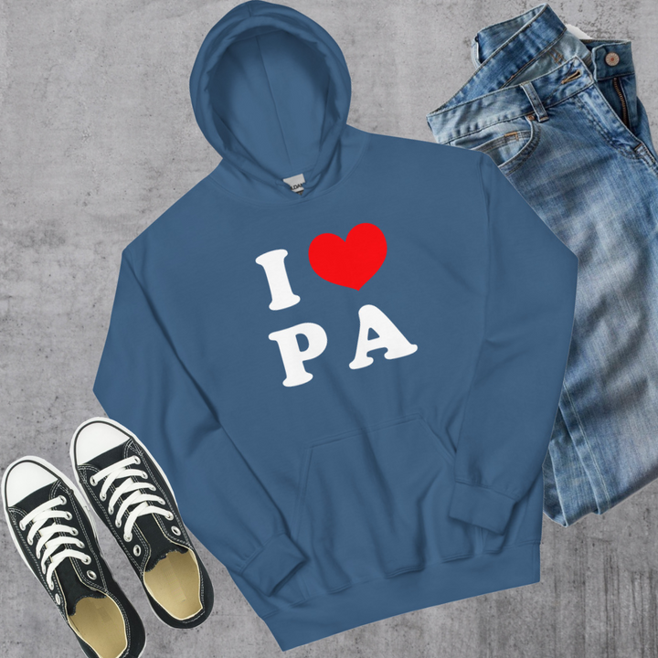 I <3 PA Hoodie - Indigo Blue / S