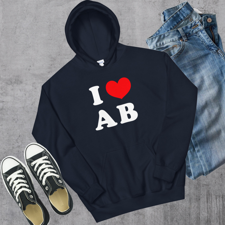 I ❤️ AB Hoodie - Navy / S