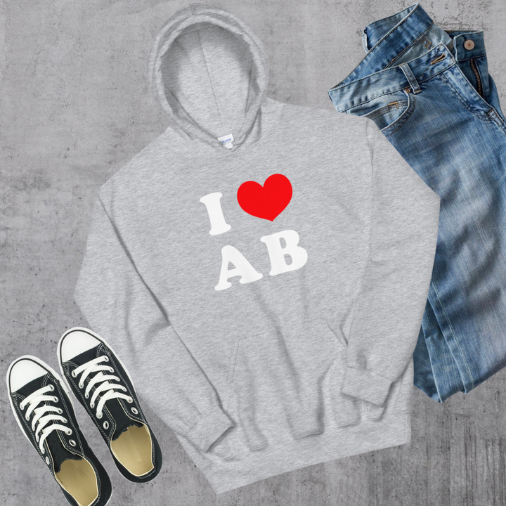 I ❤️ AB Hoodie - Sport Grey / S