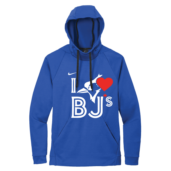 I Love BJs - Nike Therma-FIT Fleece Pullover Hoodie - Small - Sweatshirts & Hoodies