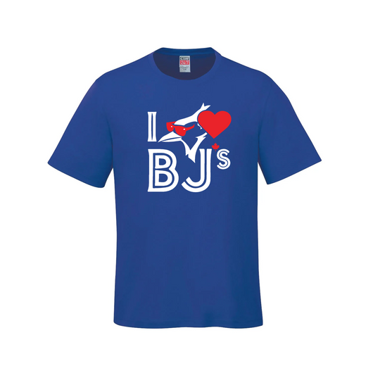 I Love BJs Sunglasses - Royal Blue Long Sleeve T-Shirt - Blue / Small - T-Shirt