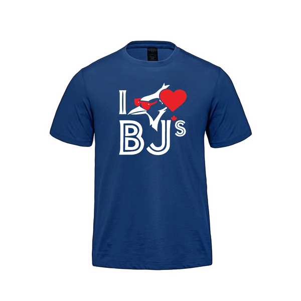 I Love BJs Sunglasses T-Shirt - Organic T-Shirt - Blue / Small - T-Shirt