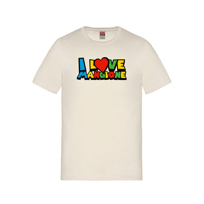 I Love Mangione T-Shirt featuring custom apparel with csw247 parkour style graphic