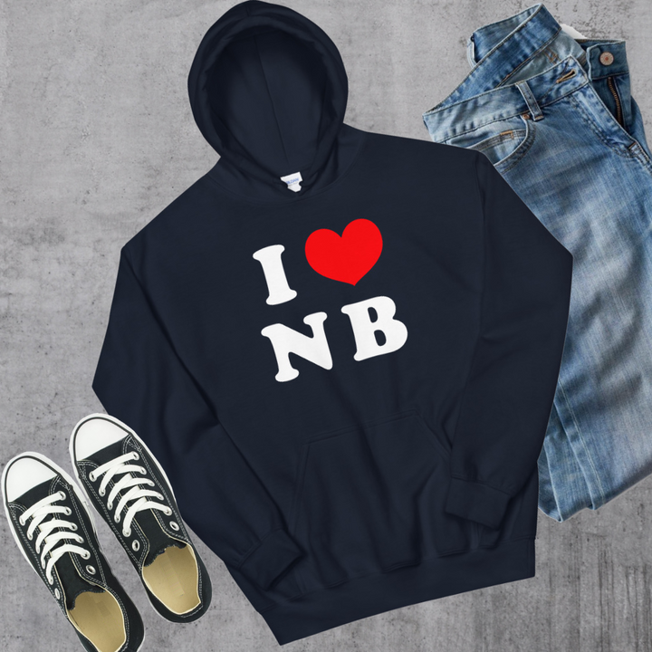 I ❤️ NB Hoodie - Navy / S