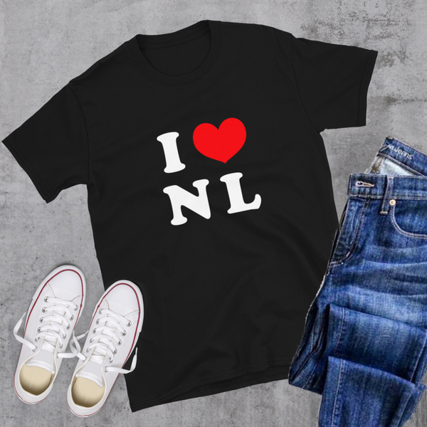 I ❤️ NL Tee - Black / S