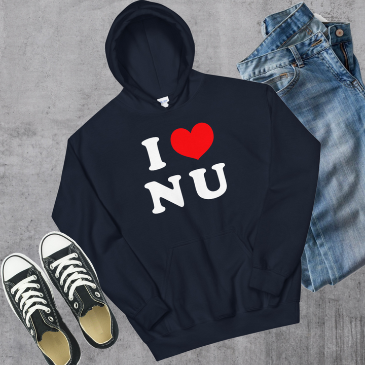 I ❤️ NU Hoodie - Navy / S