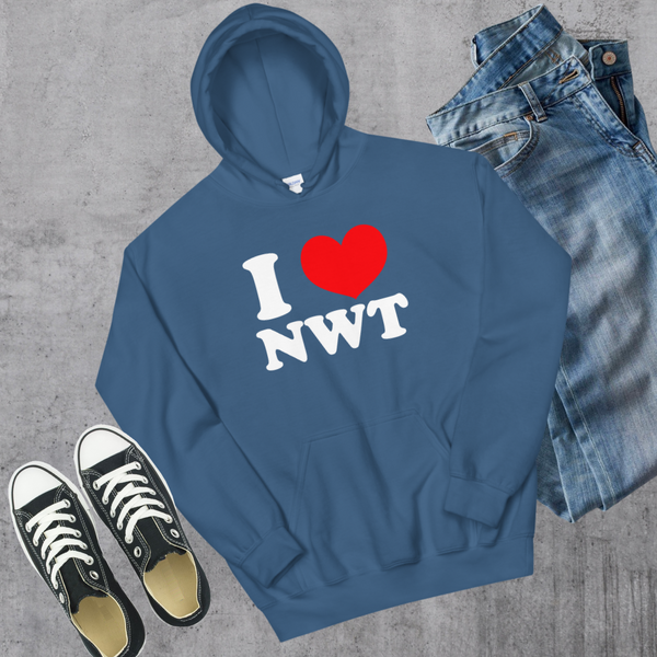 I ❤️ NWT Hoodie - Indigo Blue / S