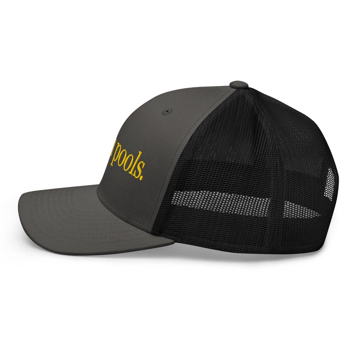 I Pee in Pools Embroidered Mesh Trucker Hat