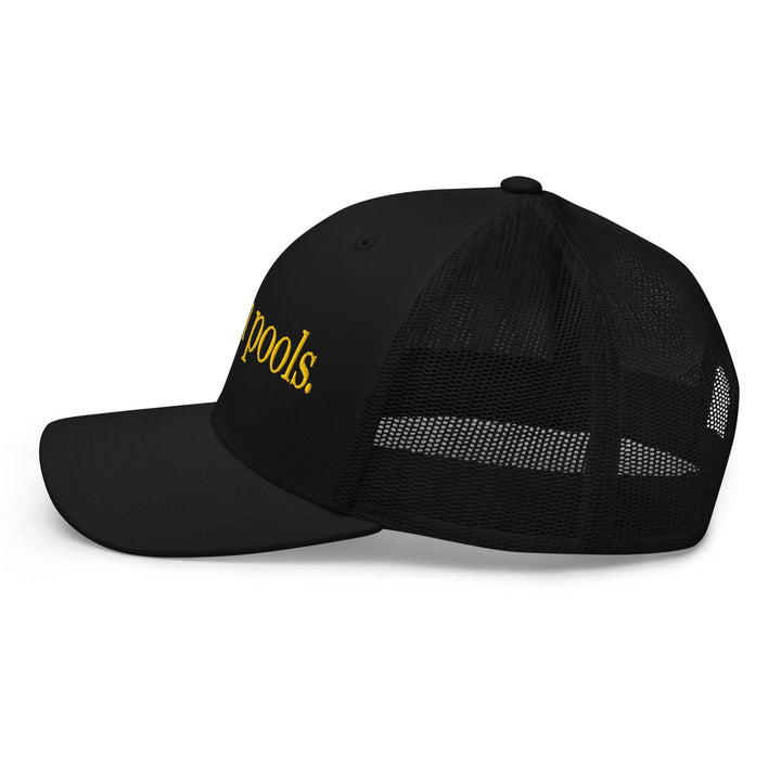 I Pee in Pools Embroidered Mesh Trucker Hat