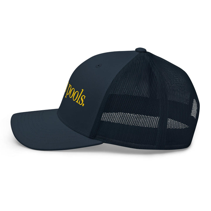I Pee in Pools Embroidered Mesh Trucker Hat