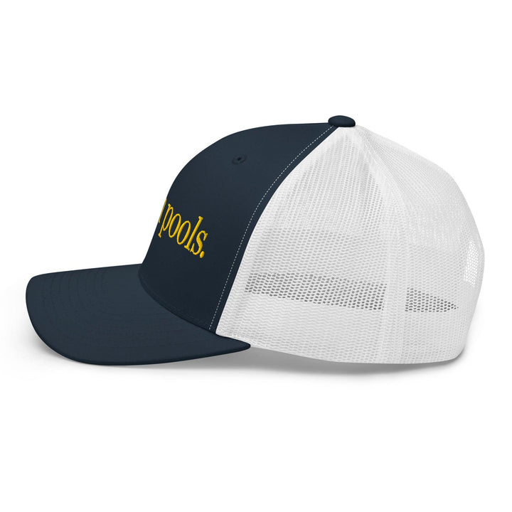 I Pee in Pools Embroidered Mesh Trucker Hat