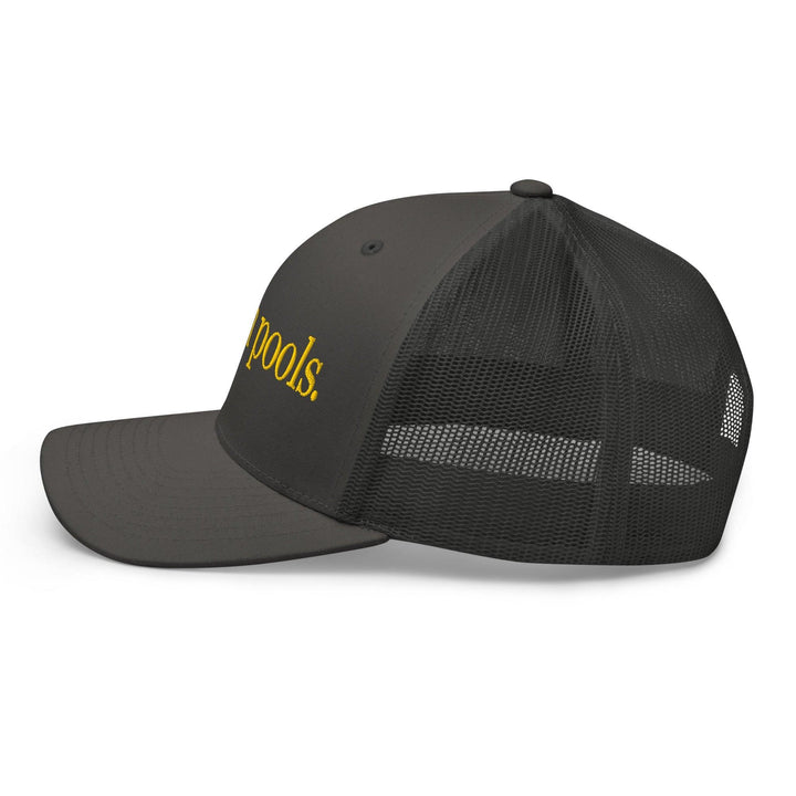 I Pee in Pools Embroidered Mesh Trucker Hat