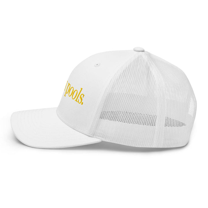 I Pee in Pools Embroidered Mesh Trucker Hat