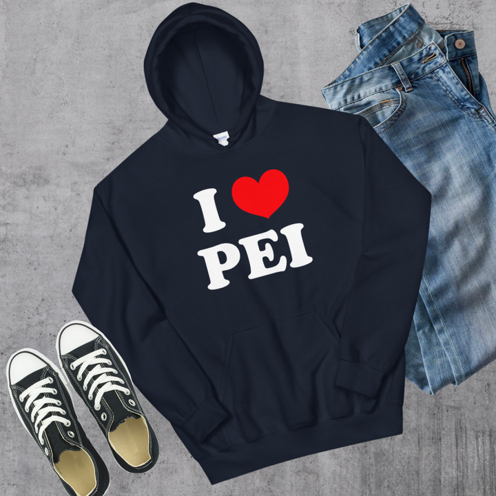 I ❤️ PEI Hoodie - Navy / S