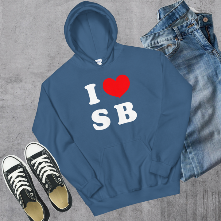 I ❤️ SB Hoodie - Indigo Blue / S