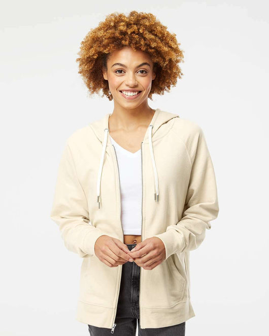 Icon Lightweight Loopback Terry Full-Zip Hooded Sweatshirt SS1000Z - Full-Zip Hoodie