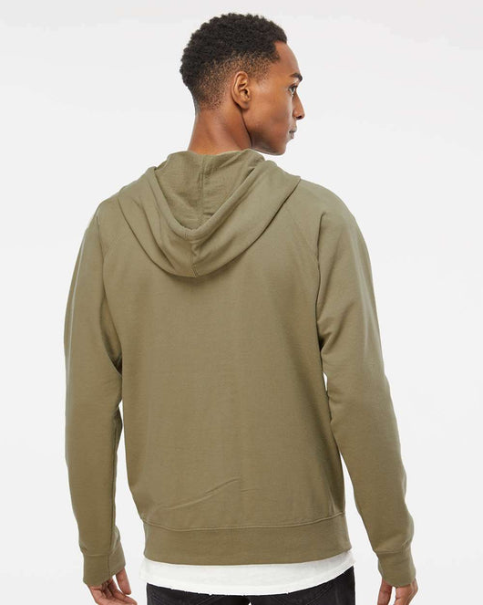 Icon Lightweight Loopback Terry Full-Zip Hooded Sweatshirt SS1000Z - Full-Zip Hoodie