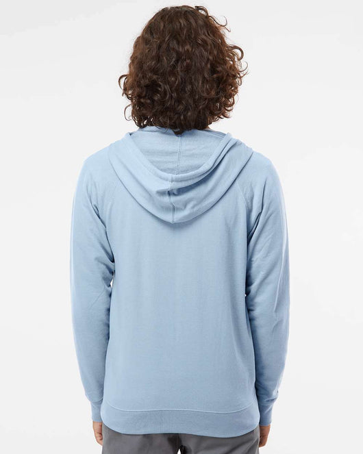 Icon Lightweight Loopback Terry Full-Zip Hooded Sweatshirt SS1000Z - Full-Zip Hoodie