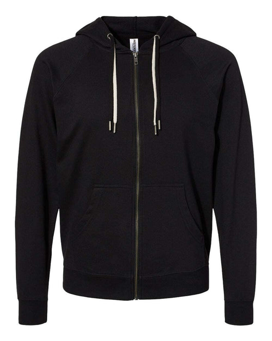 Icon Lightweight Loopback Terry Full-Zip Hooded Sweatshirt SS1000Z - Full-Zip Hoodie