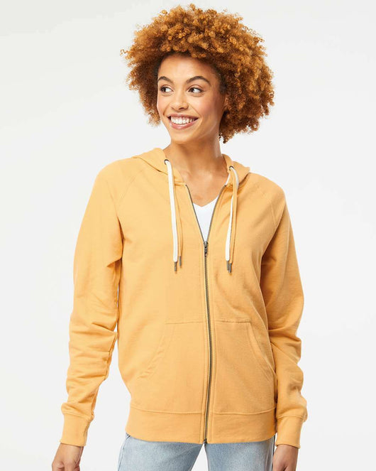 Icon Lightweight Loopback Terry Full-Zip Hooded Sweatshirt SS1000Z - Full-Zip Hoodie