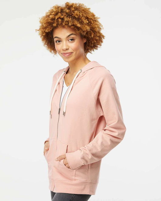 Icon Lightweight Loopback Terry Full-Zip Hooded Sweatshirt SS1000Z - Full-Zip Hoodie