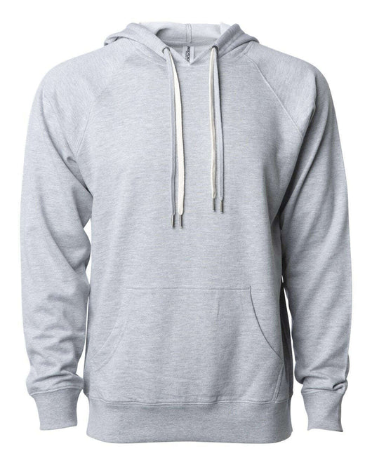 Icon Lightweight Loopback Terry Hooded Sweatshirt SS1000P - Athletic Heather / XS - Sweatshirts & Hoodies