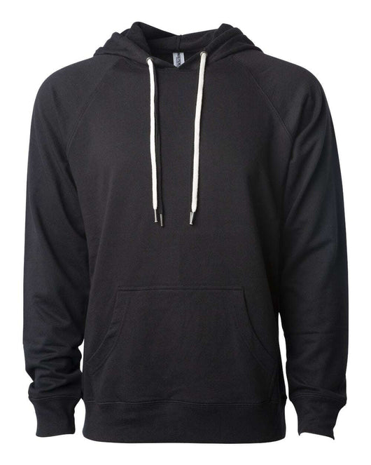 Icon Lightweight Loopback Terry Hooded Sweatshirt SS1000P - Black / XS - Sweatshirts & Hoodies