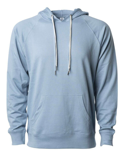Icon Lightweight Loopback Terry Hooded Sweatshirt SS1000P - Misty Blue / XS - Sweatshirts & Hoodies