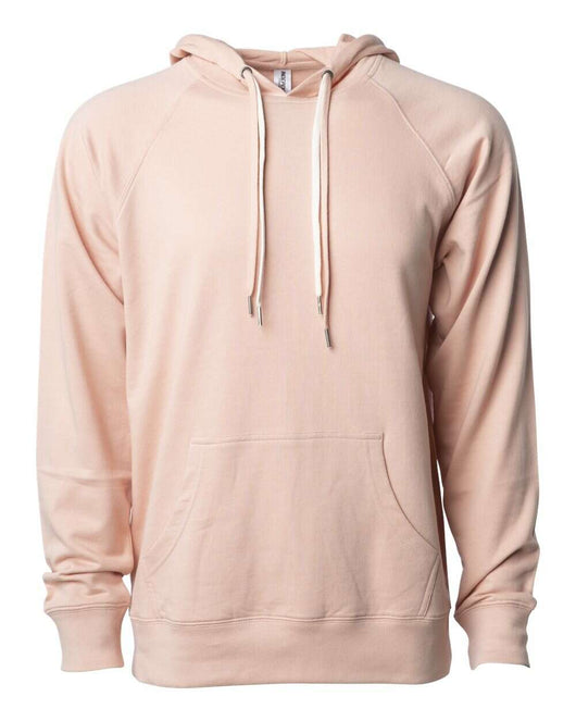 Icon Lightweight Loopback Terry Hooded Sweatshirt SS1000P - Rose / XS - Sweatshirts & Hoodies