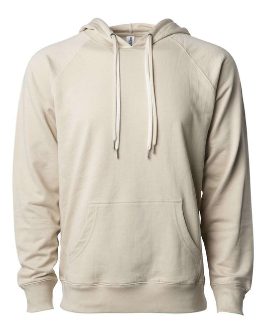Icon Lightweight Loopback Terry Hooded Sweatshirt SS1000P - Sand / XS - Sweatshirts & Hoodies