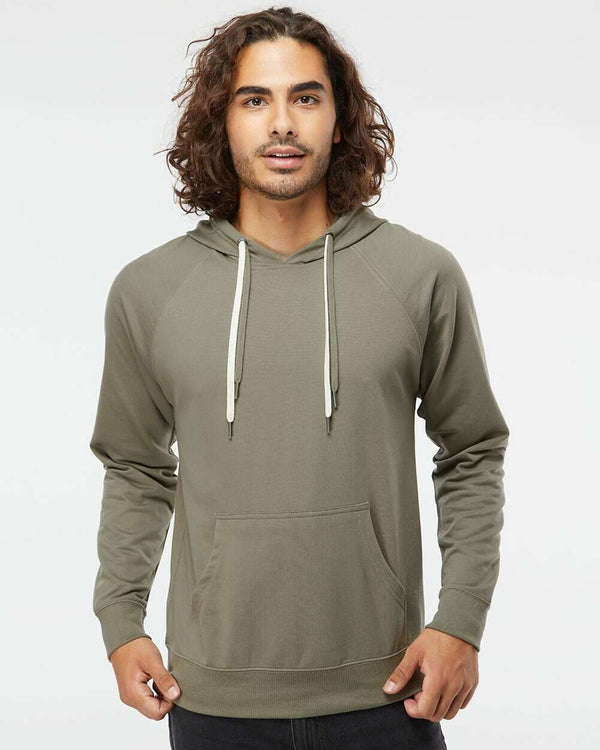 Icon Lightweight Loopback Terry Hooded Sweatshirt SS1000P - Sweatshirts & Hoodies