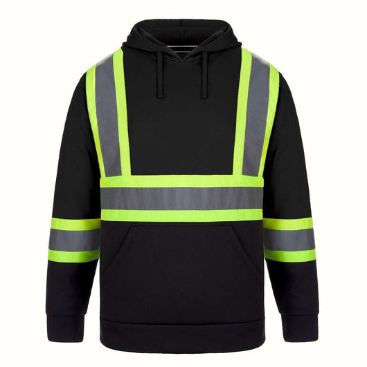 Ignite visibility: custom apparel and live screen printing toronto! - Black / S / S - Hi-Vis
