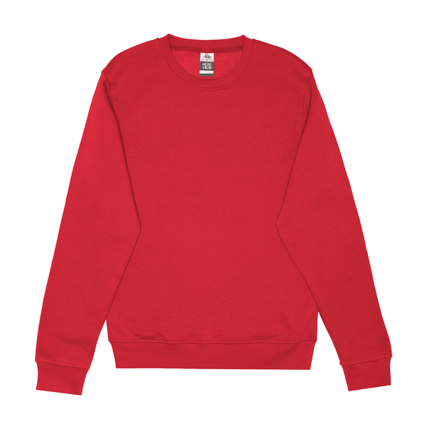 Ignite your brand: red crewneck for custom apparel live screen printing toronto hero-1020 - Crewnecks