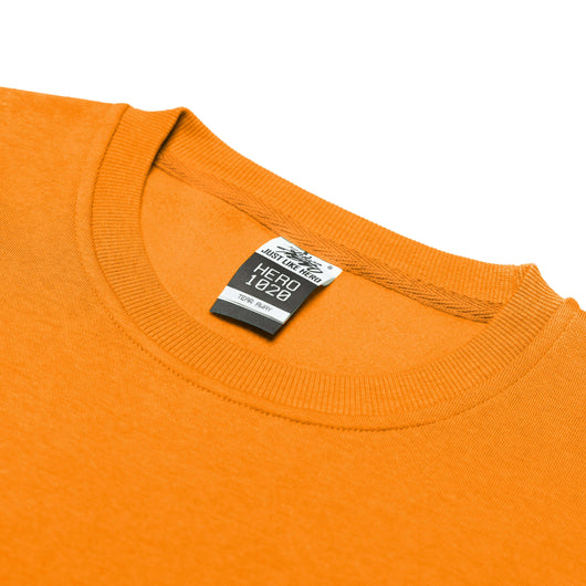 Ignite your brand: orange crewneck for custom apparel screen printing toronto hero-1020 - Crewnecks