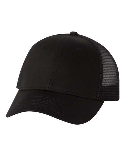 Ignite your brand: custom apparel trucker hat live screen printing toronto tc100 - Black / Adjustable