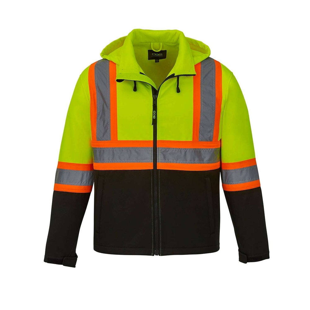 Ignite visibility: hi-vis jacket hvj24 custom apparel screen printing toronto - Hi-Vis Yellow / S - Hi-Vis Jacket