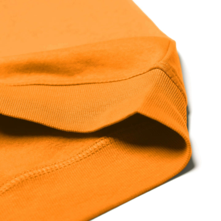 Ignite your brand: orange crewneck for custom apparel screen printing toronto hero-1020 - Crewnecks