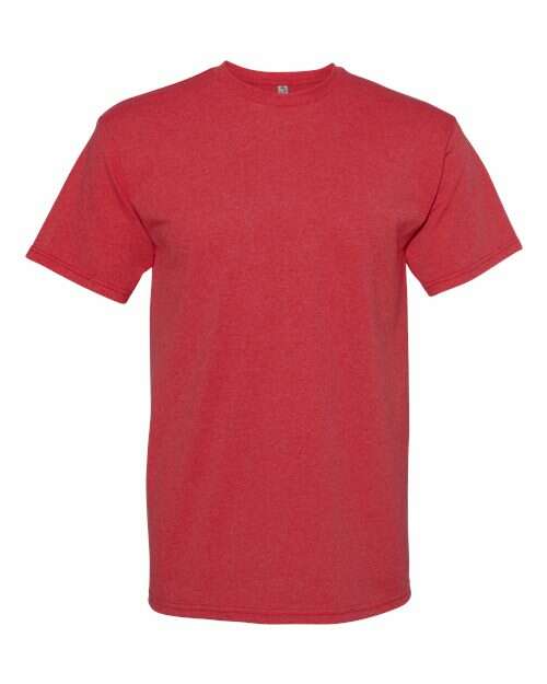 Ignite your brand: heather red tee for live screen printing toronto ca247 - Heather Red / M