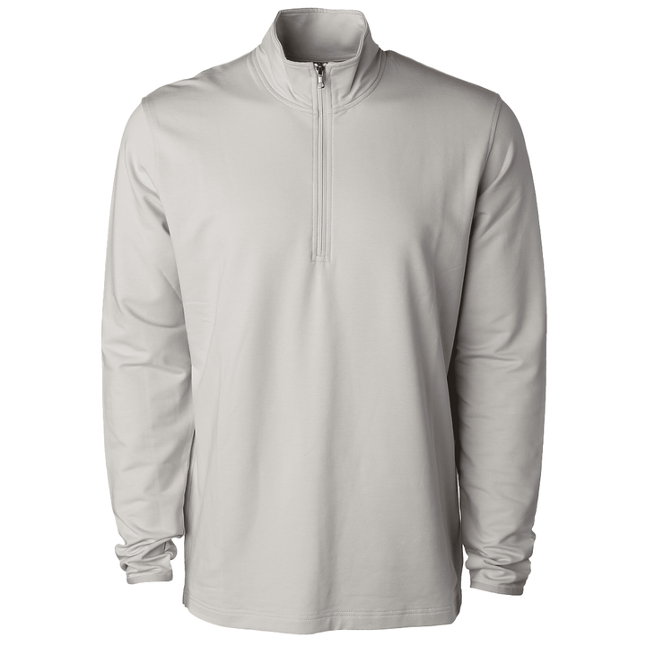 Ignite your style: custom apparel quarter zip toronto qz1 - Smoke / XS - QUARTER ZIP