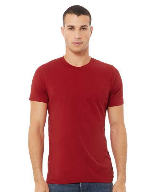 Ignite your style: red canvas tee for custom apparel canada jtc24 - Canvas Red / XS