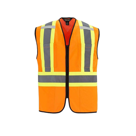 Illuminate your worksite: custom apparel hi-vis vest. Product code - Hi-Vis Orange / S - Hi-Vis Safety Vest