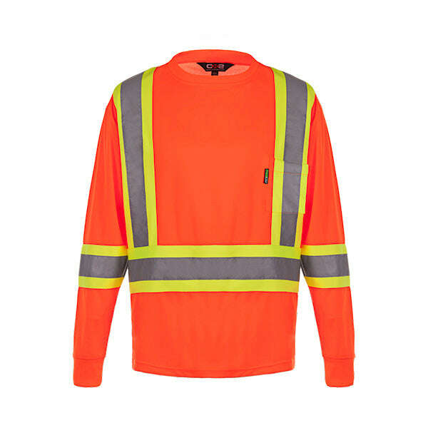 Illuminate: your custom hi-vis t-shirt with toronto screen printing ht100 - Hi-Vis Orange / XS / XS - Hi-Vis T-Shirt