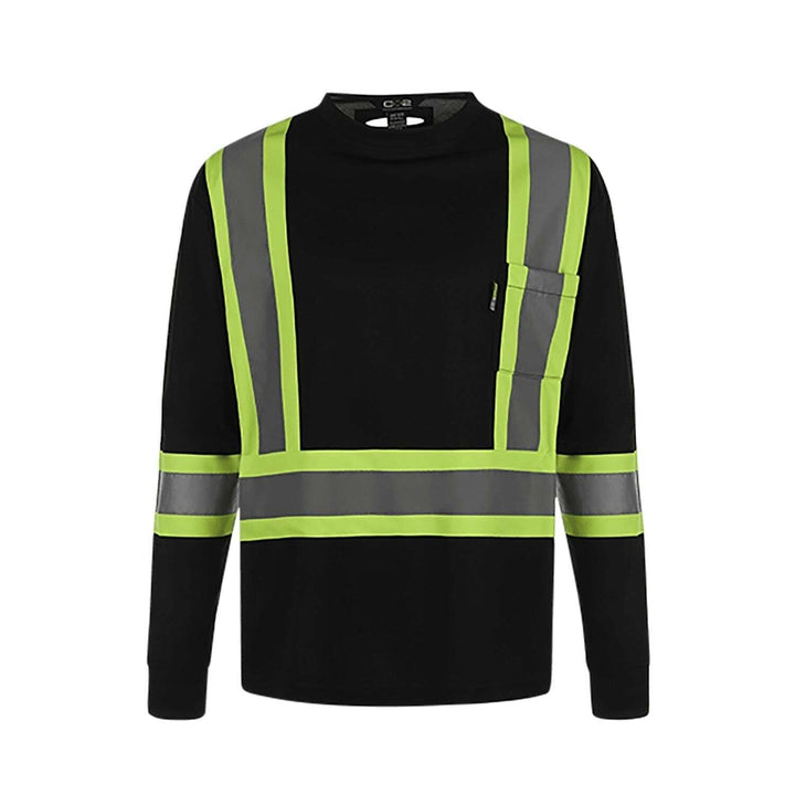 Illuminate: your custom hi-vis t-shirt with toronto screen printing ht100 - Black / XS / XS - Hi-Vis T-Shirt