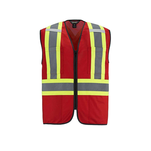 Illuminate your worksite: custom apparel hi-vis vest. Product code - Red / S - Hi-Vis Safety Vest