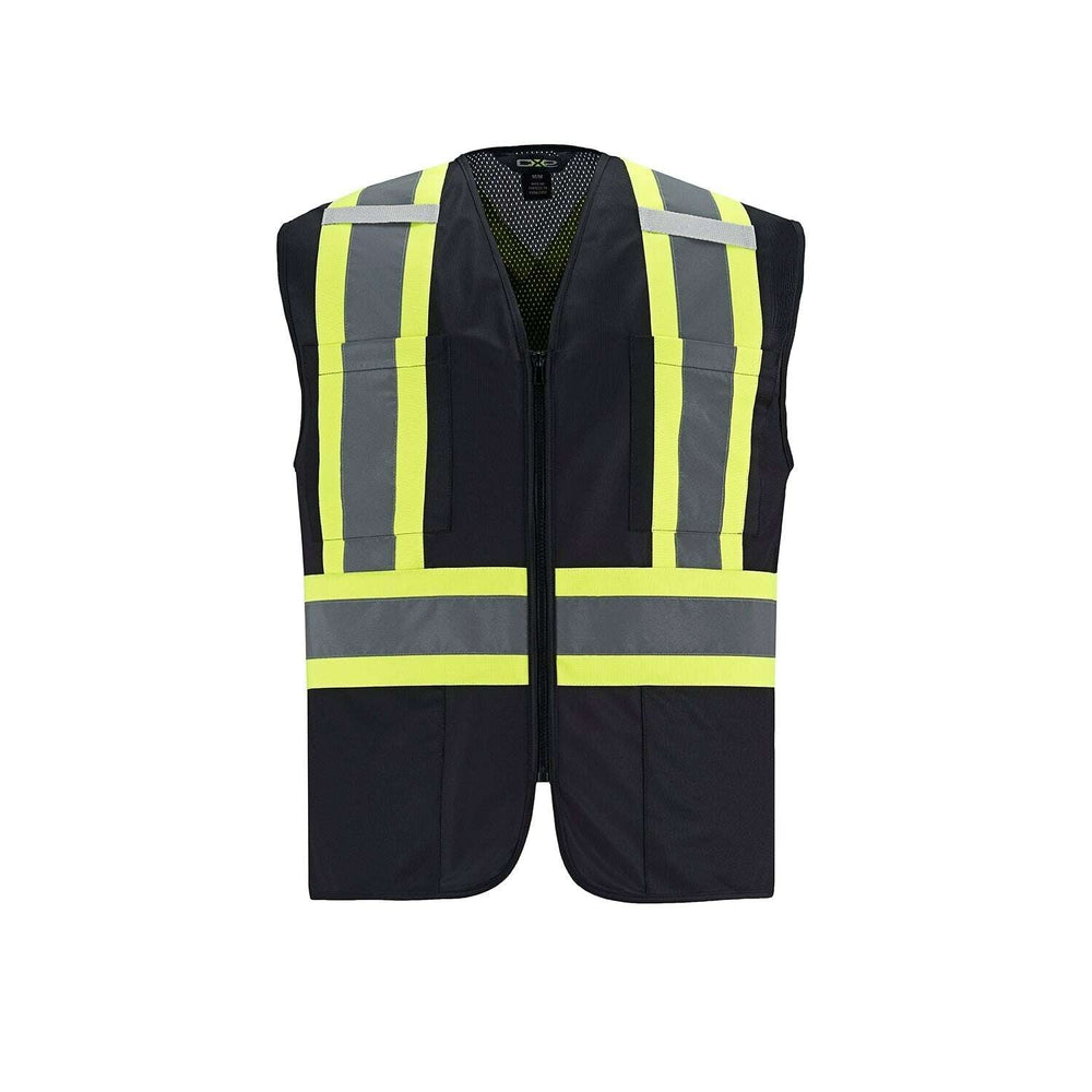 Illuminate your worksite: custom apparel hi-vis vest. Product code - Black / S - Hi-Vis Safety Vest
